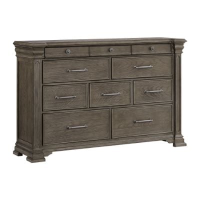 Kings Court 10-Drawer Dresser In Grey Angle.jpg